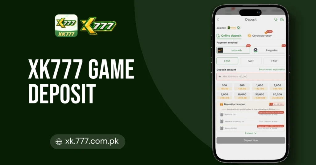 XK777 Game Deposit