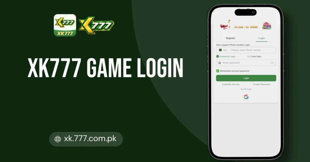 XK777 Game Login