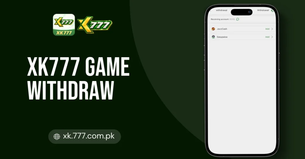 XK777 Game Withdraw